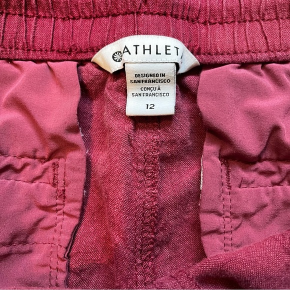 Athleta Retreat Linen Wide Leg Pant, Sz 12 - Picture 13 of 16